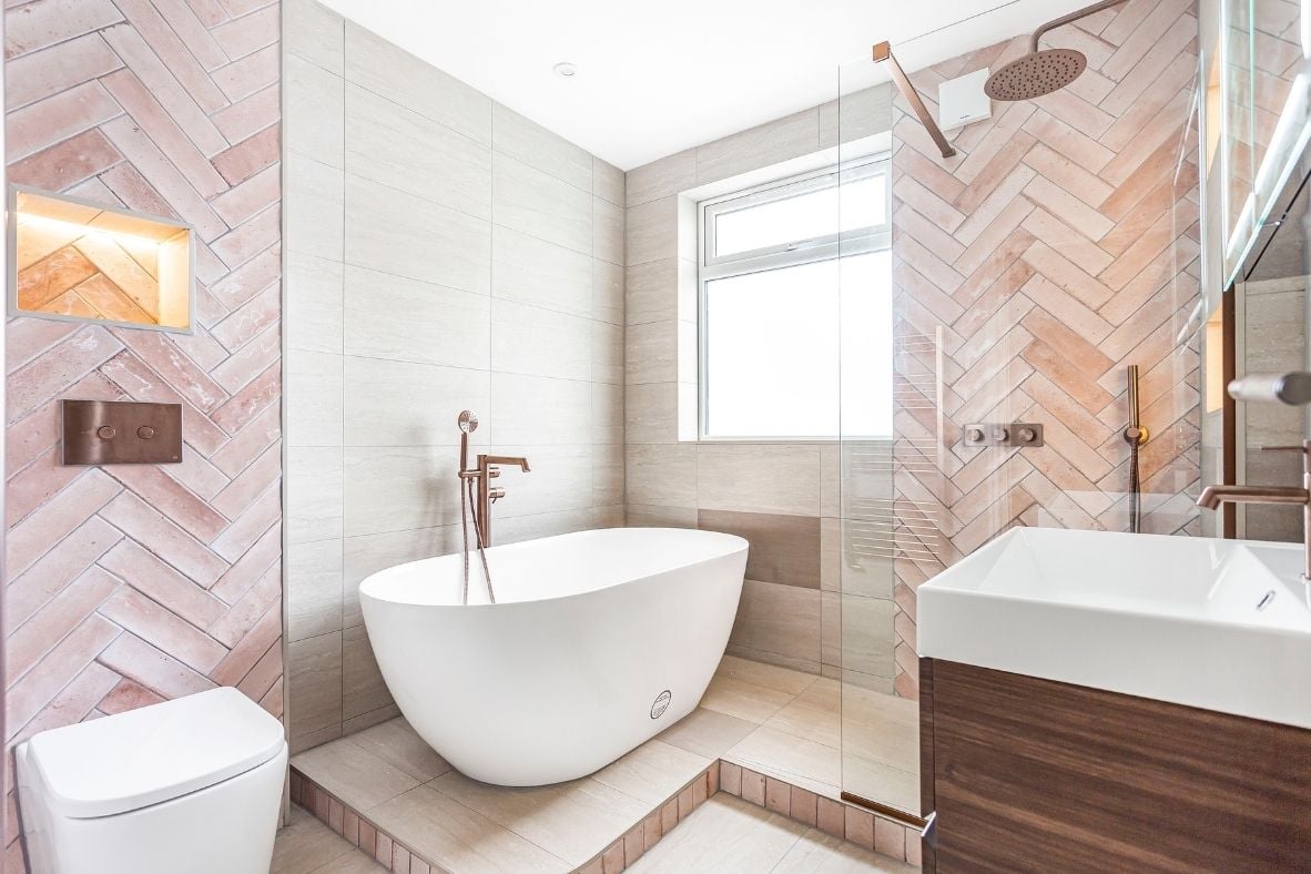 Playful Family Bathroom in Pink